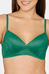 Rosaline Padded Non Wired Medium Coverage T-Shirt Bra - Lush Meadow — thumbnail 4